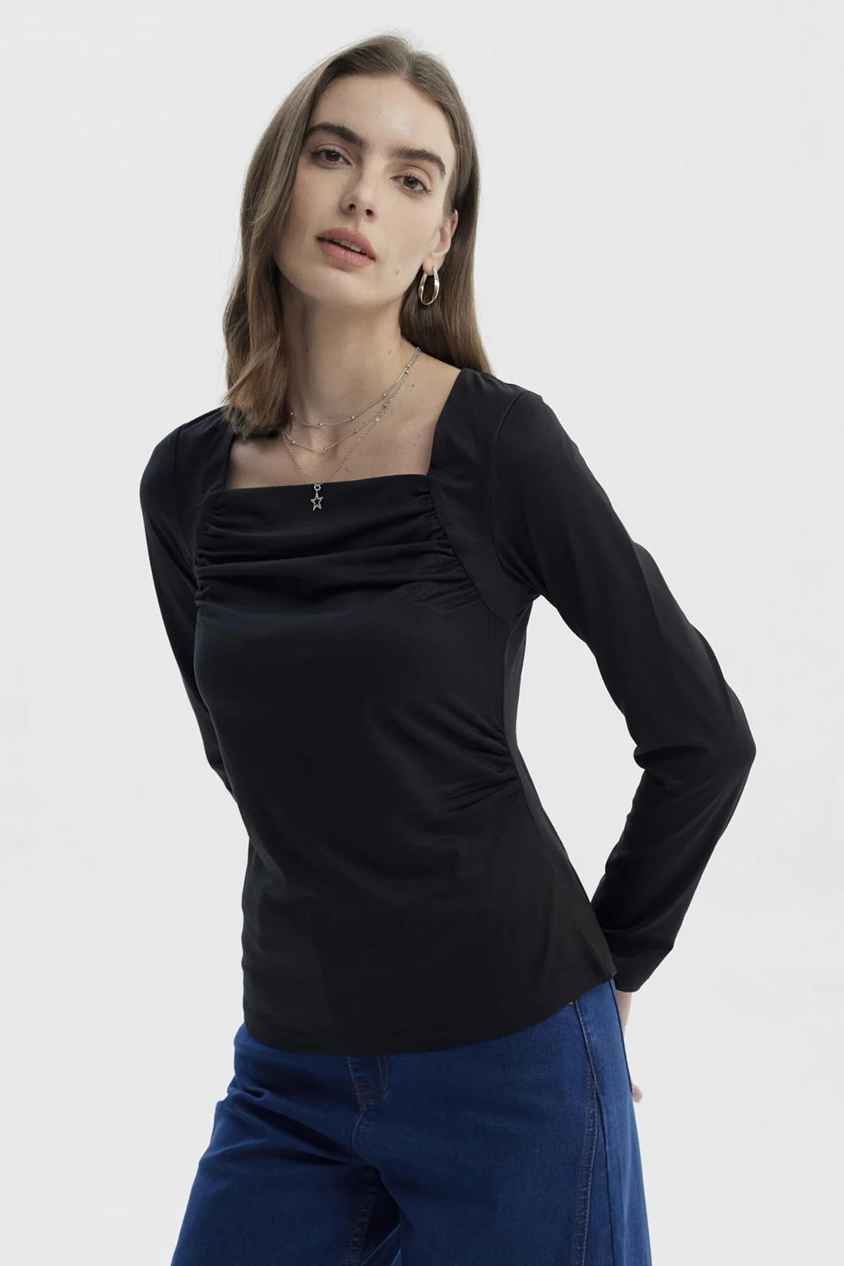 Polera Mujer Mujer Negro - Image 2