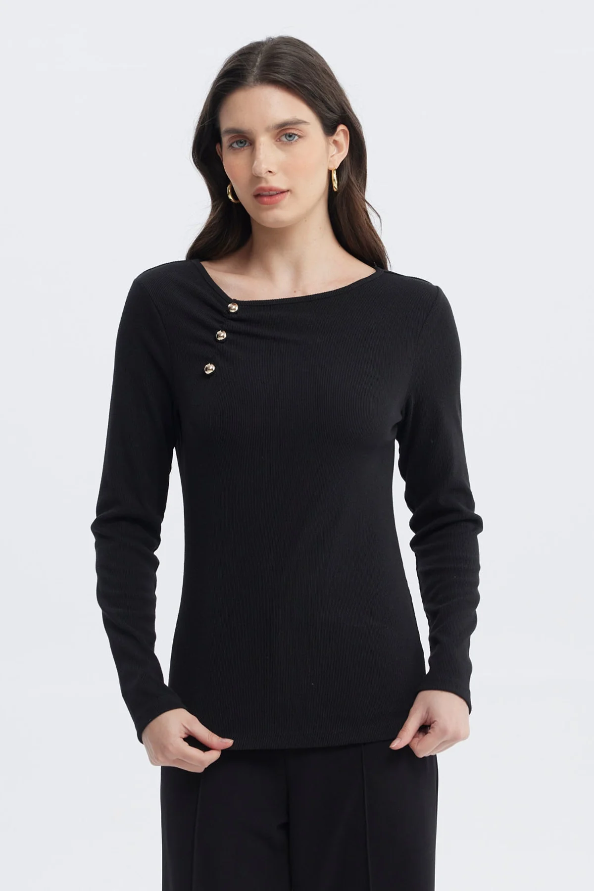 Polera Mujer Nueva Negro