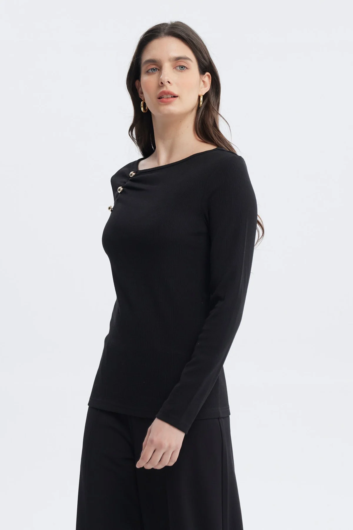 Polera Mujer Nueva Negro - Image 2