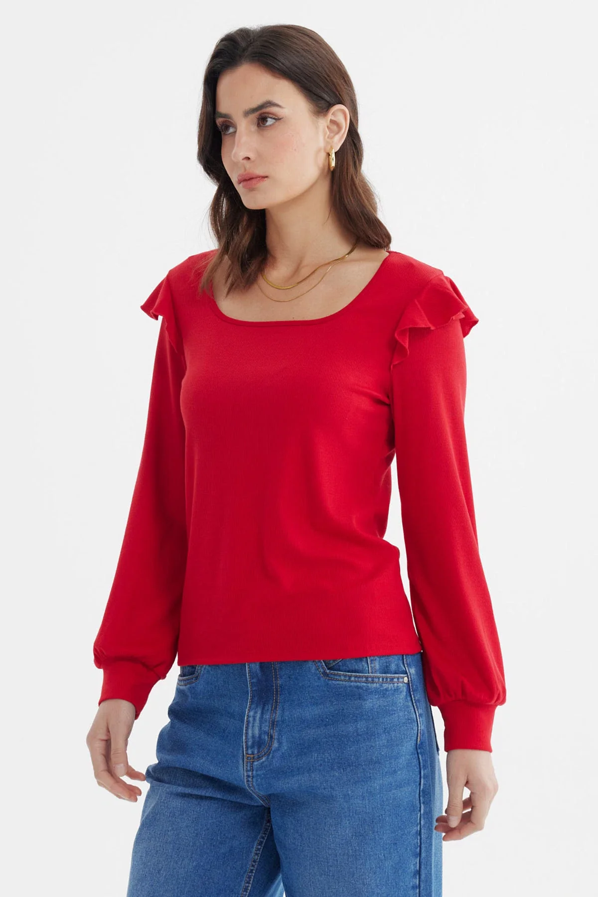 Polera Mujer Nueva Rojo - Image 2
