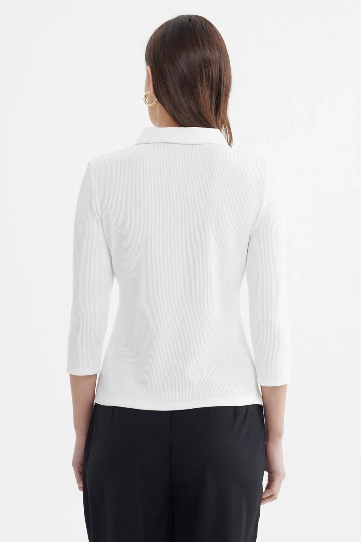 Polera Mujer Pata Botón Crudo - Image 3