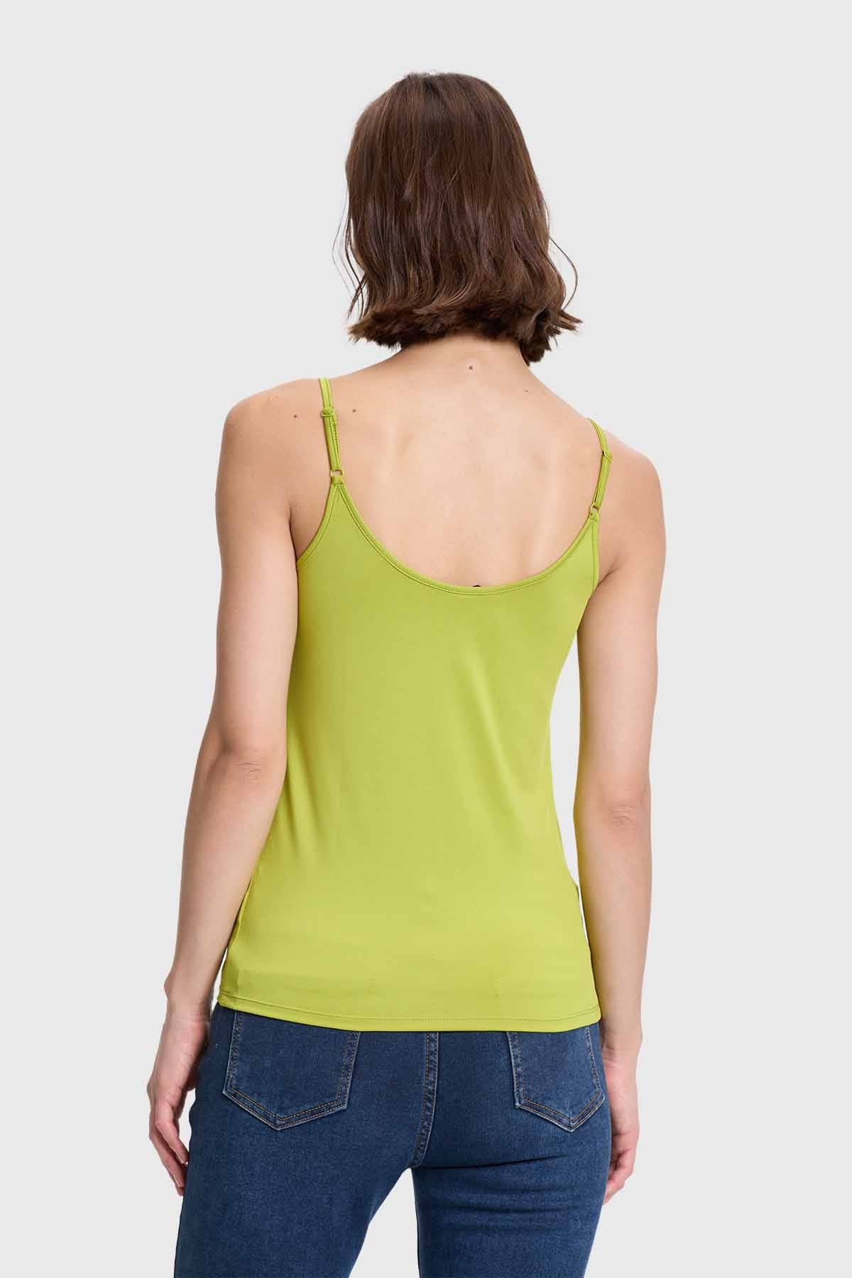 Polera Mujer Peto Pabilo Verde - Image 3