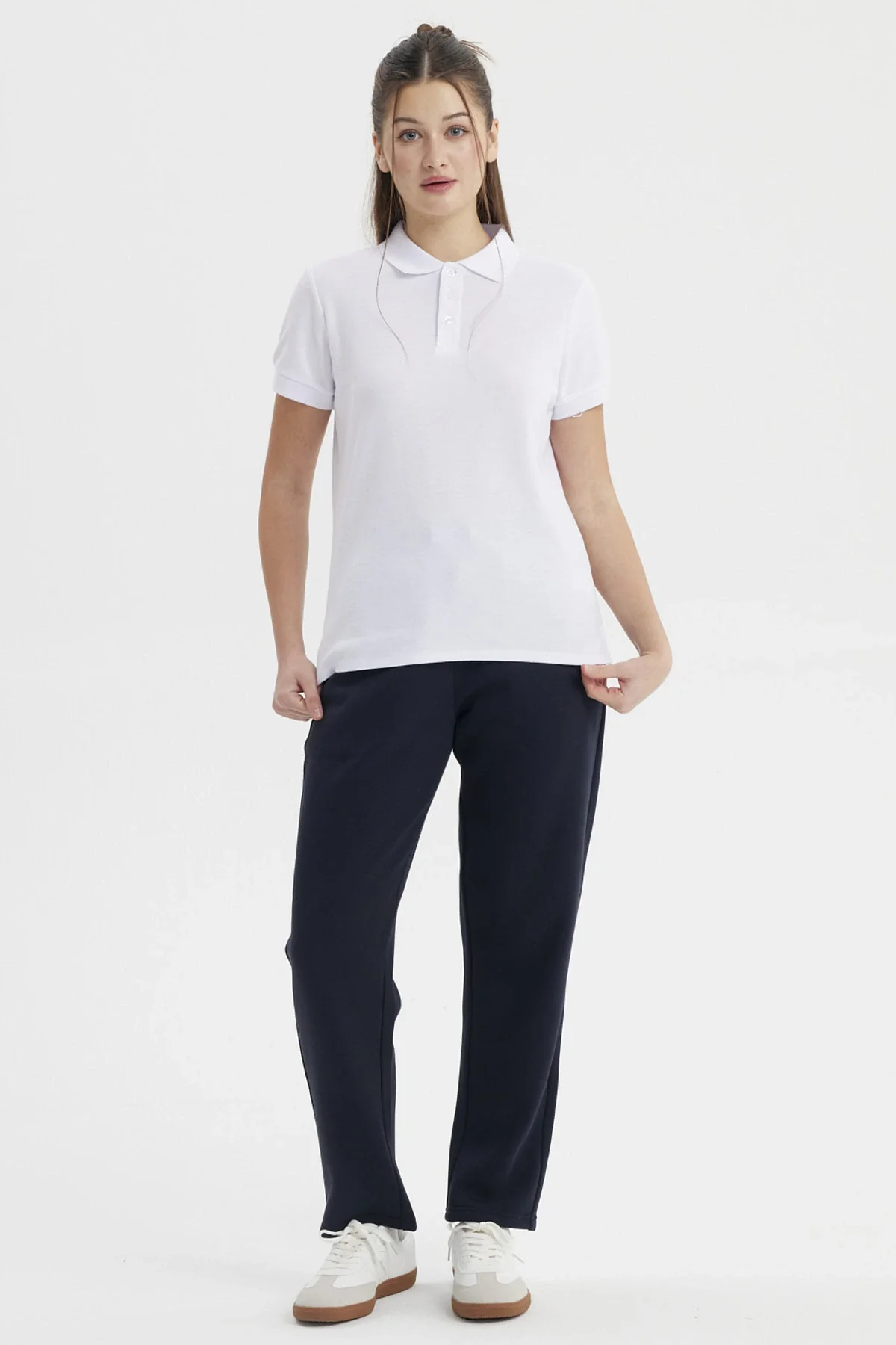 Polera Mujer Pique Mujer Juvenil Blanco - Image 4
