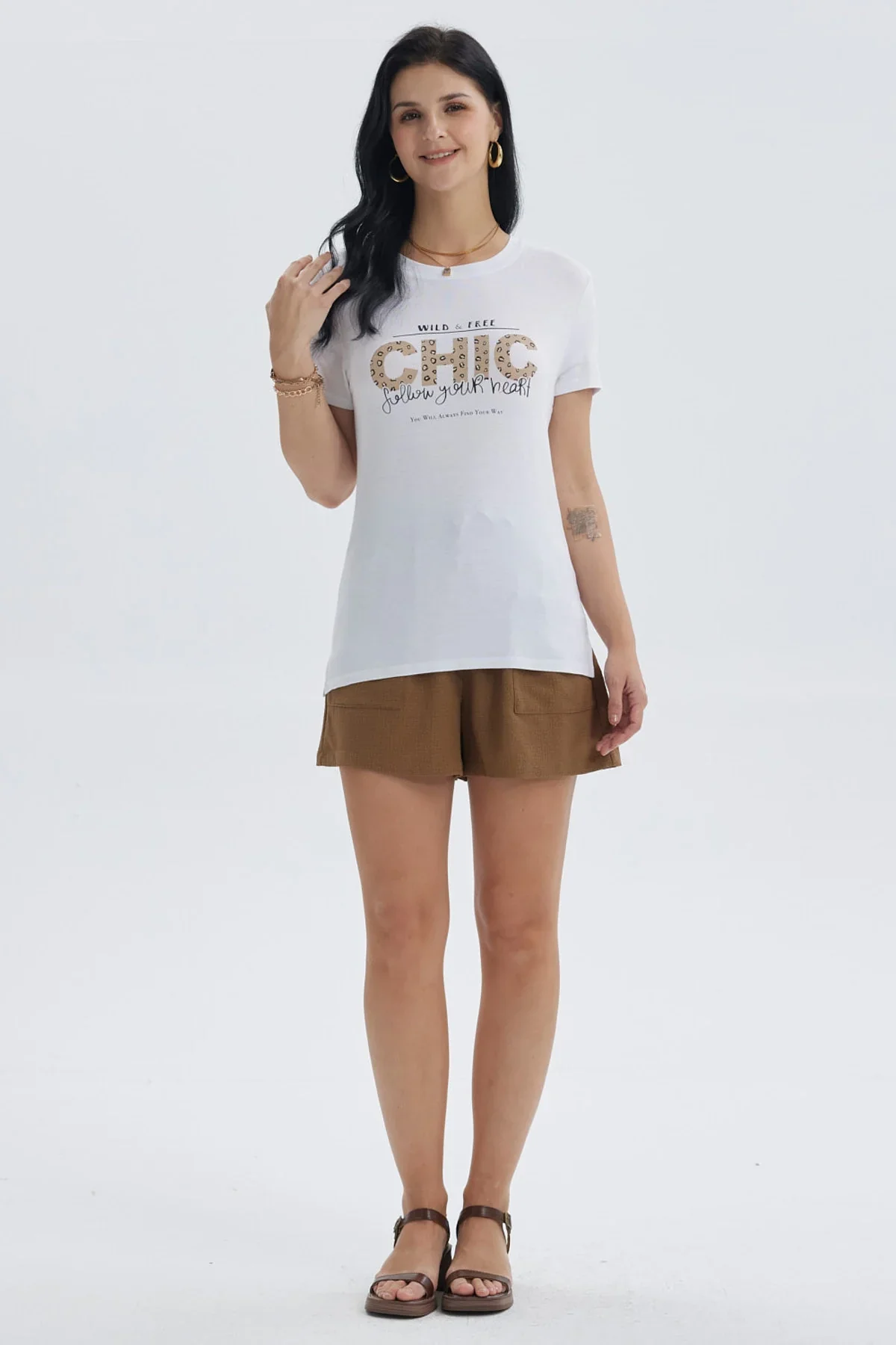 Polera Mujer Print Blanco - Image 4