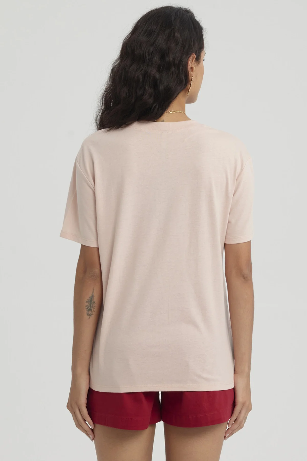 Polera Mujer Print Con Aplicación Palo Rosa - Image 3