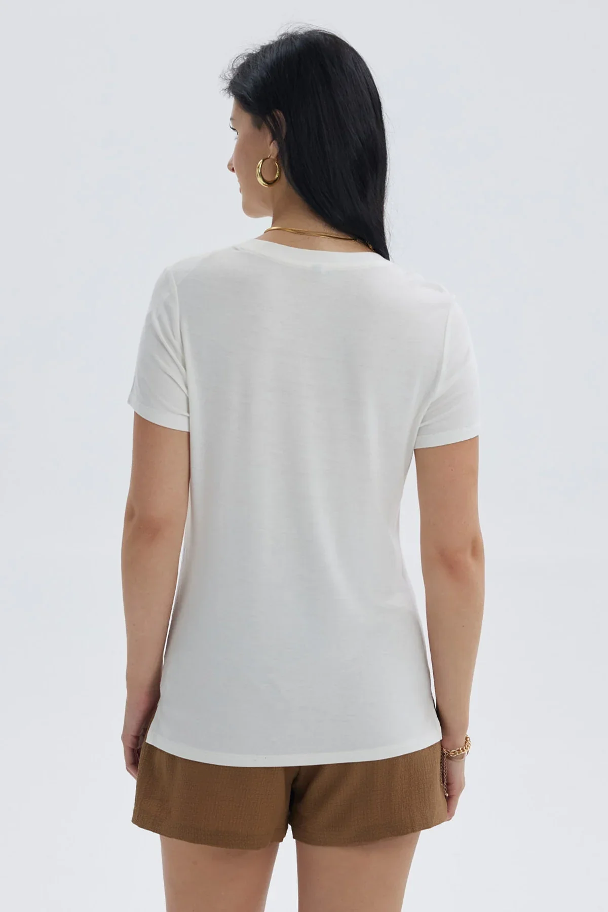 Polera Mujer Print Crudo - Image 3