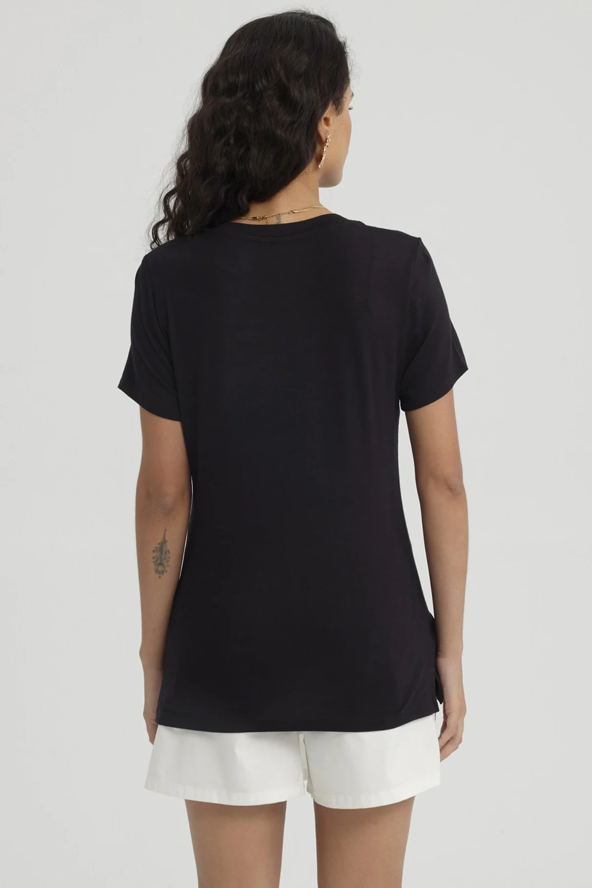 Polera Mujer Print Dorado - Image 3
