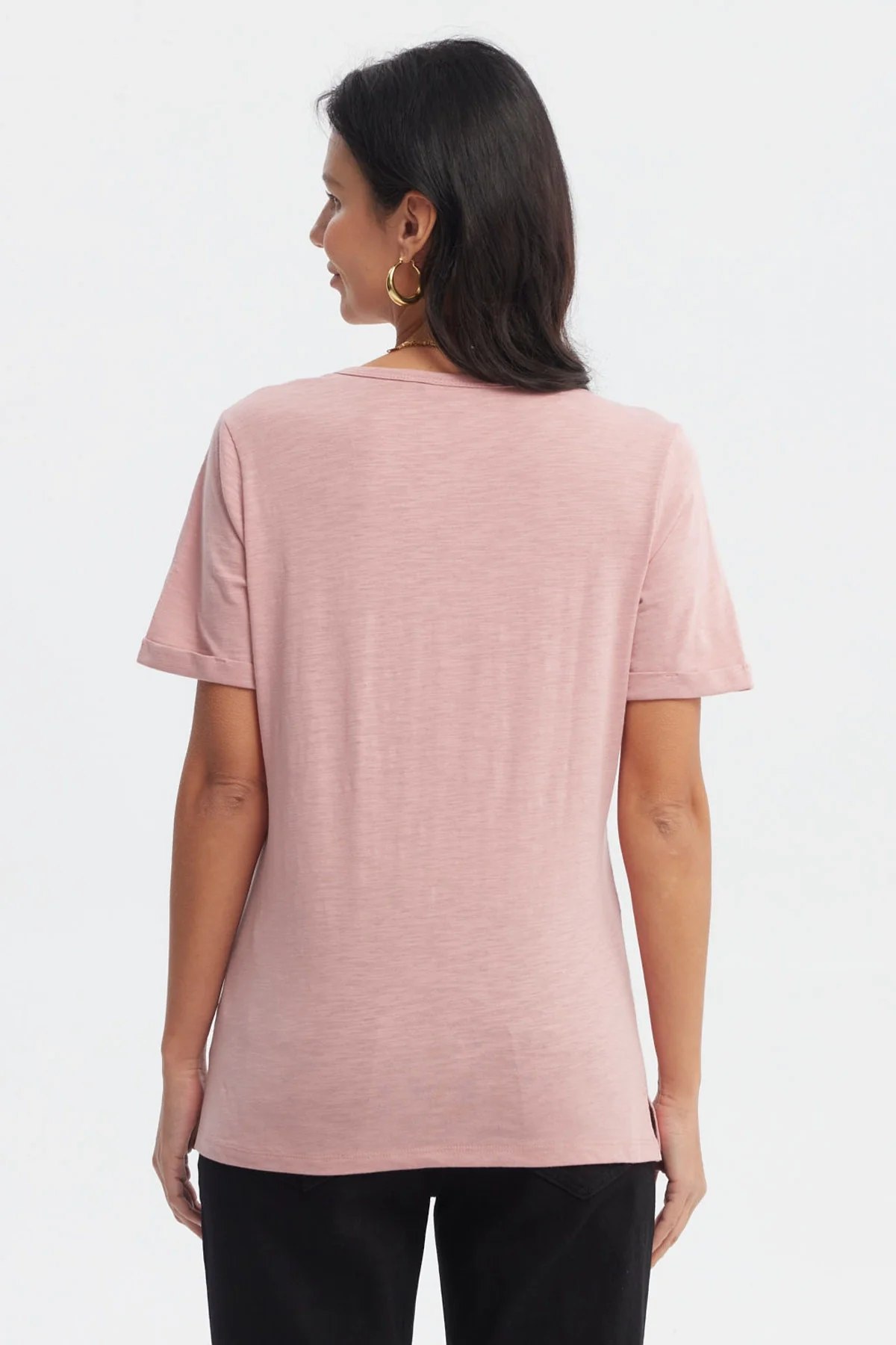 Polera Mujer Print Palo Rosa - Image 3