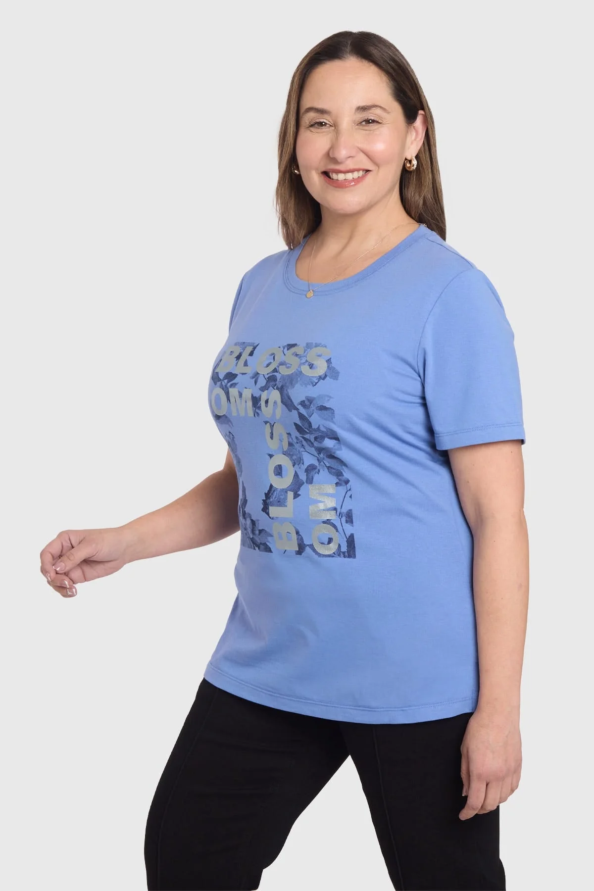 Polera Mujer Celeste - Image 2