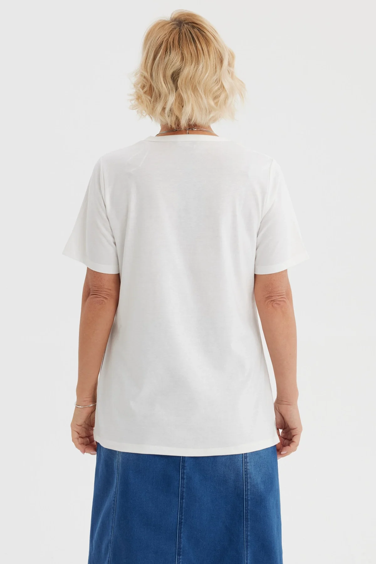 Polera Mujer Print Posicional Crudo - Image 3