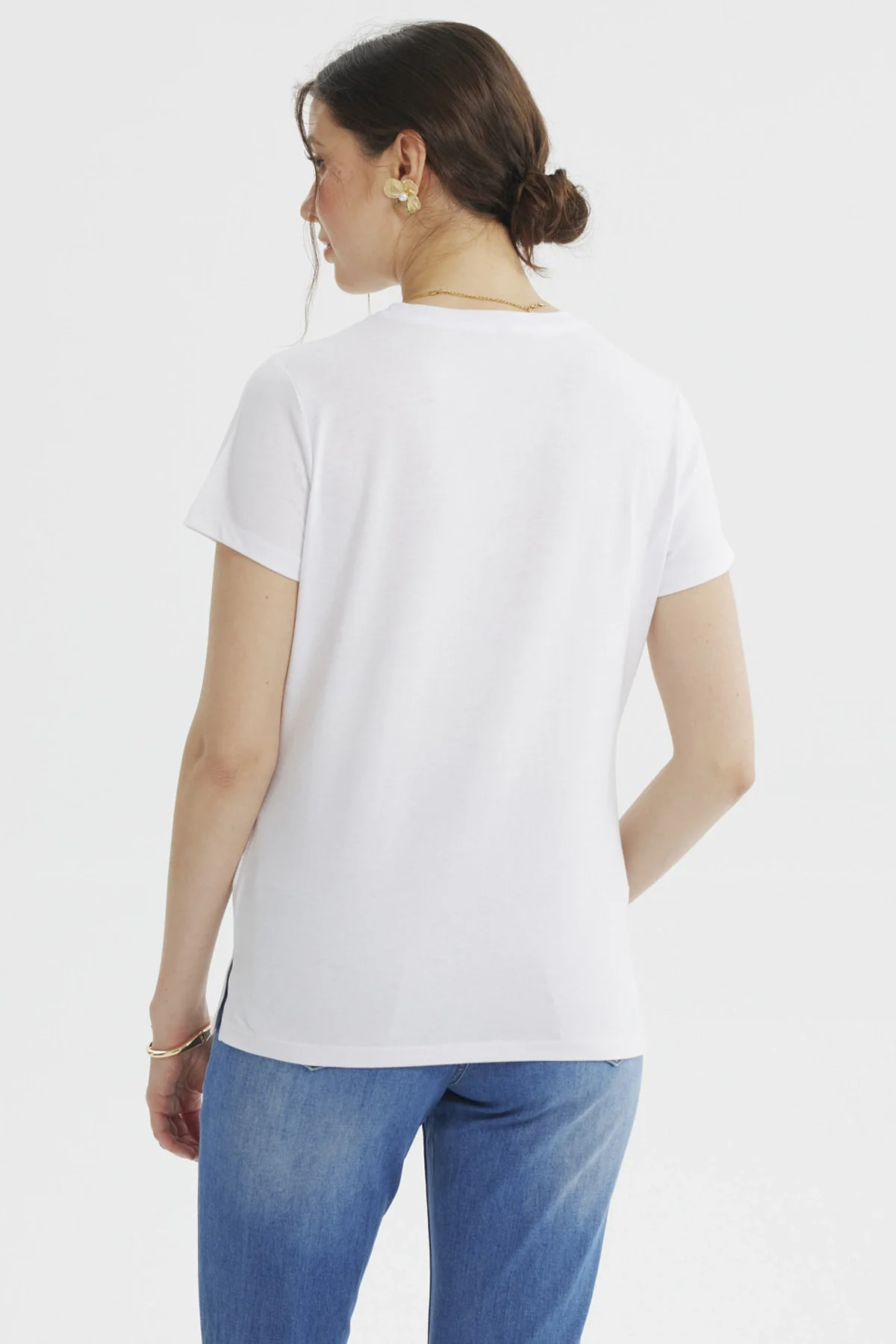 Polera Mujer Print Posiiconal Blanco - Image 3