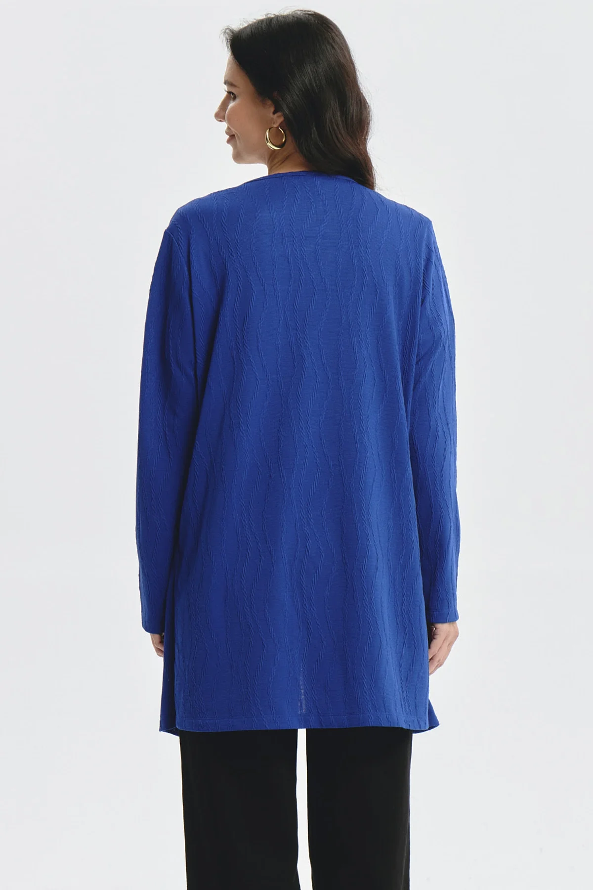 Polera Mujer Slim Azul - Image 3