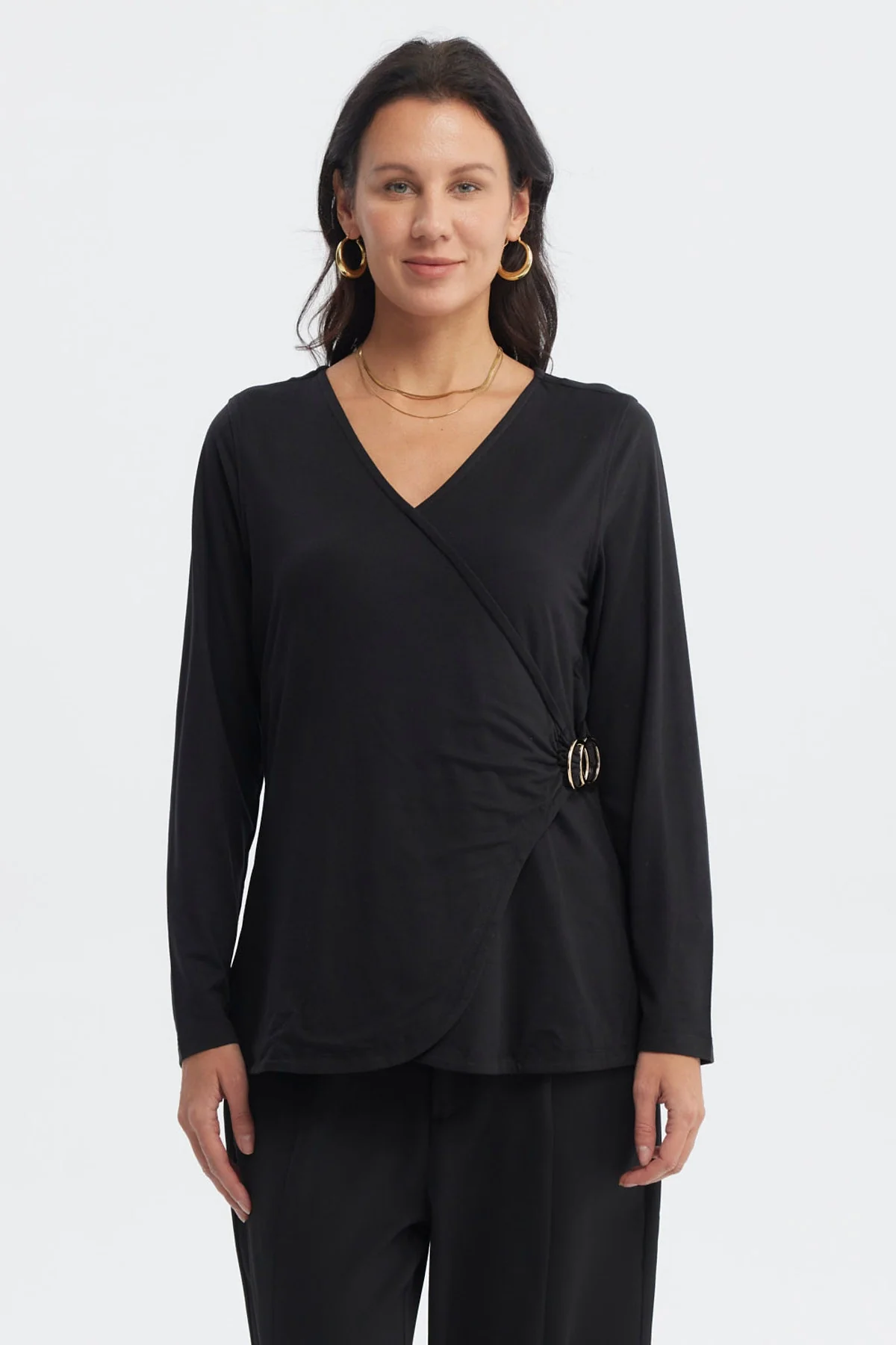 Polera Mujer Slim Negro
