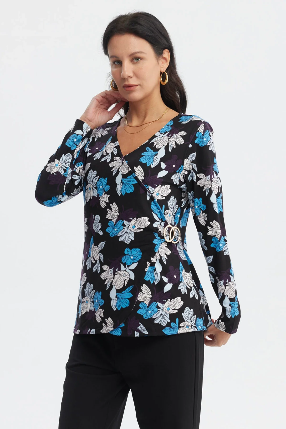 Polera Mujer Slim Negro