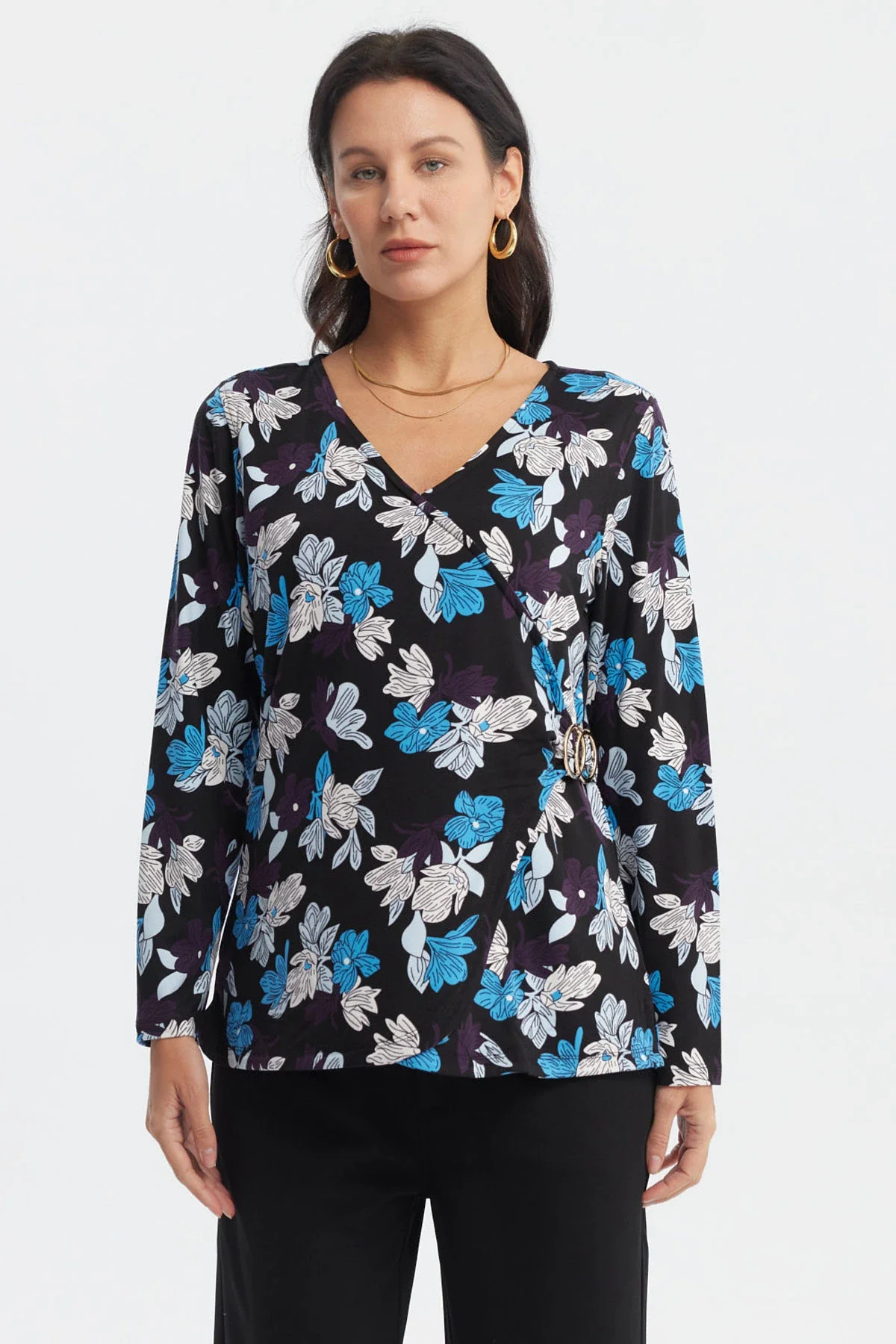 Polera Mujer Slim Negro - Image 2