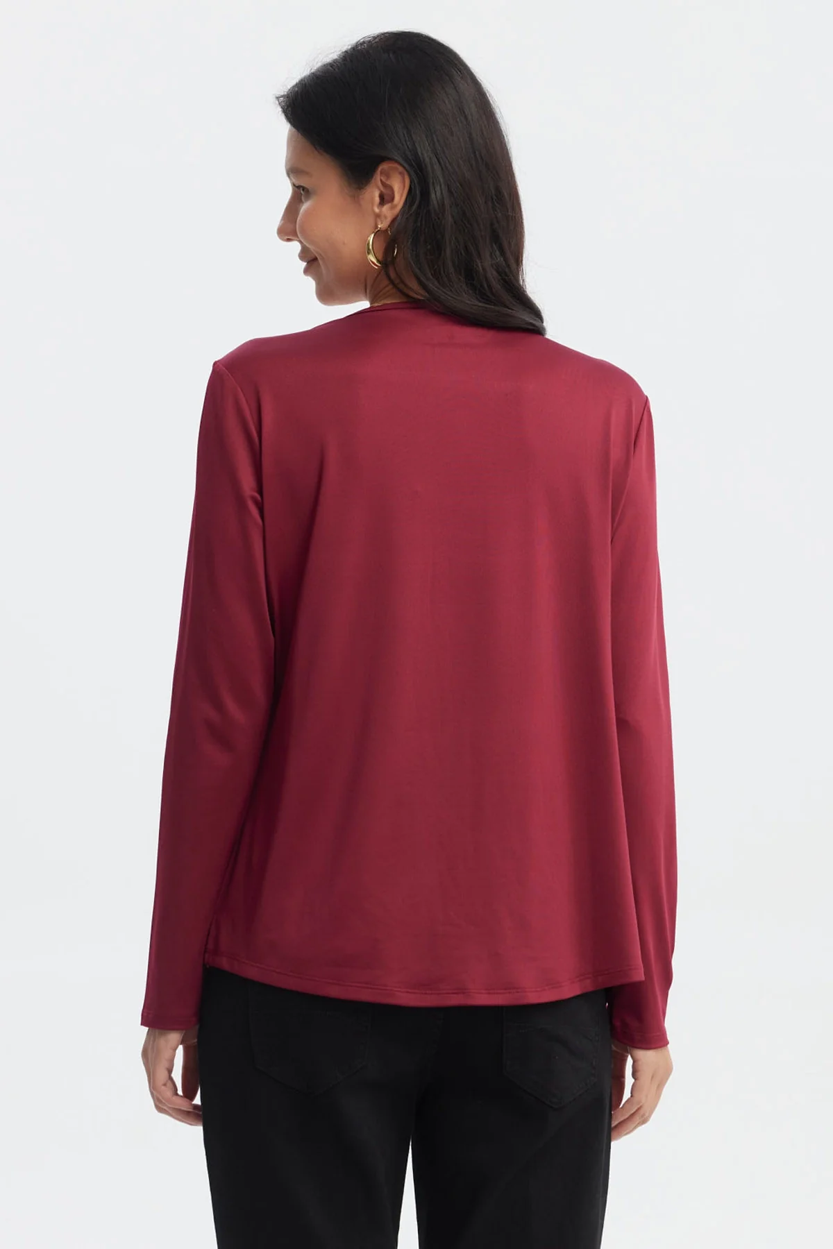 Polera Mujer Slim Rojo - Image 3