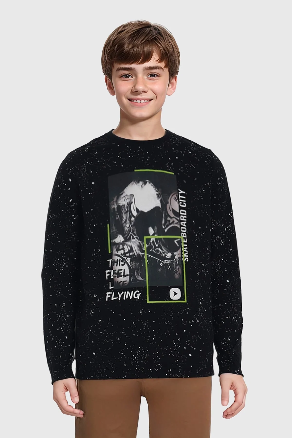 Polera Niño Negro