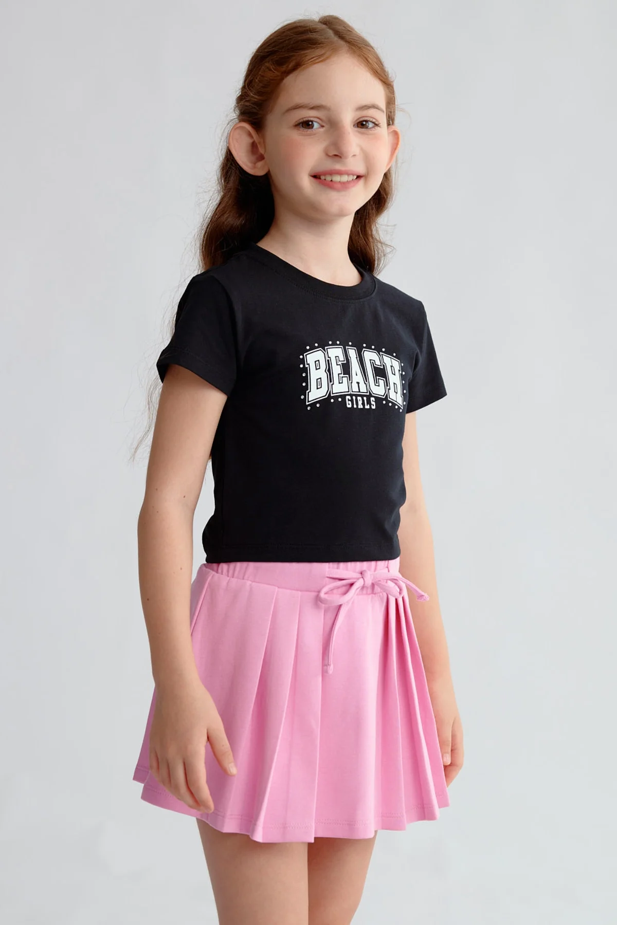 Polera Niña Aplicación Negro - Image 2