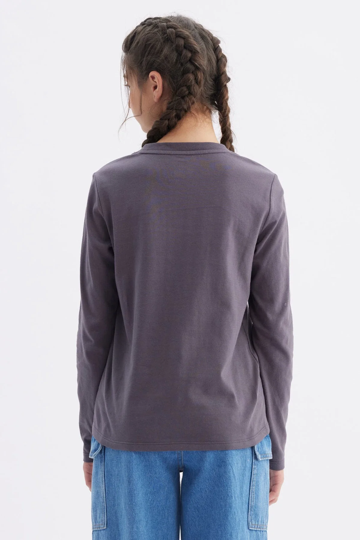 Polera Niña Básica Teen Marengo - Image 3