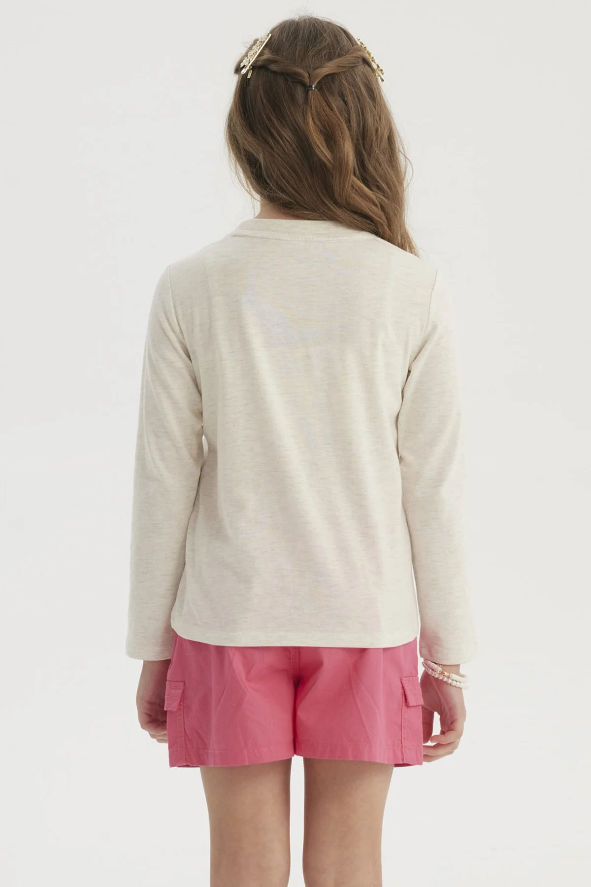 Polera Niña Básica Toddler Beige - Image 3