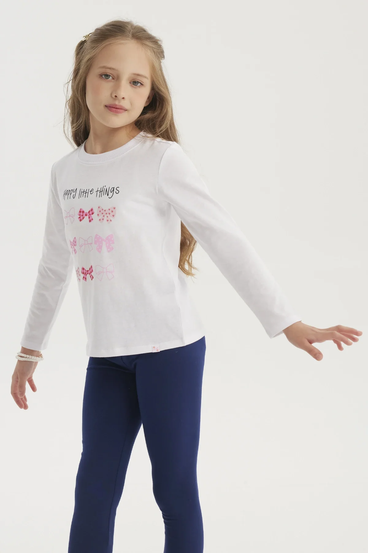 Polera Niña Básica Toddler Blanco - Image 2