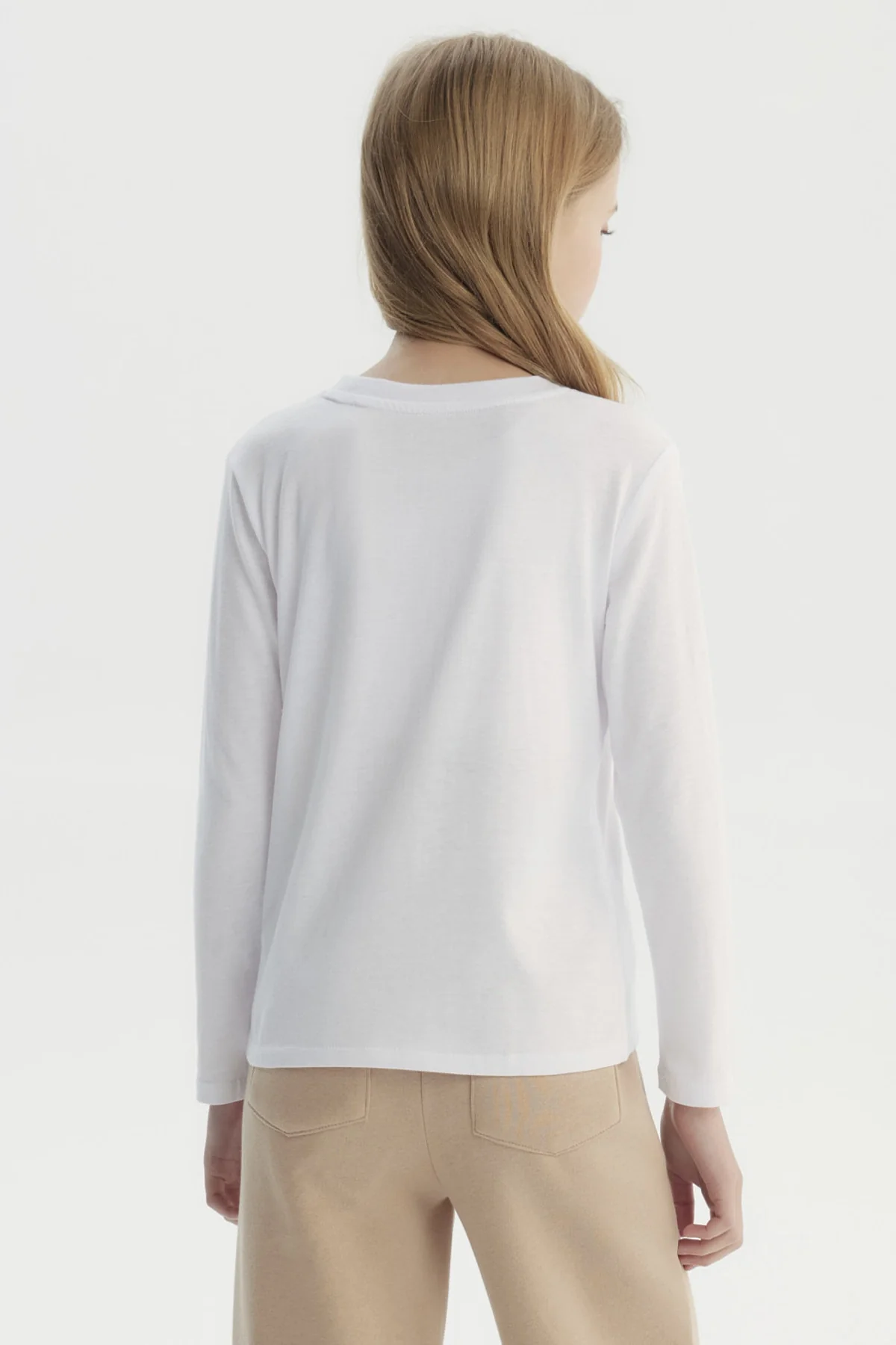 Polera Niña Básica Toddler Blanco - Image 3