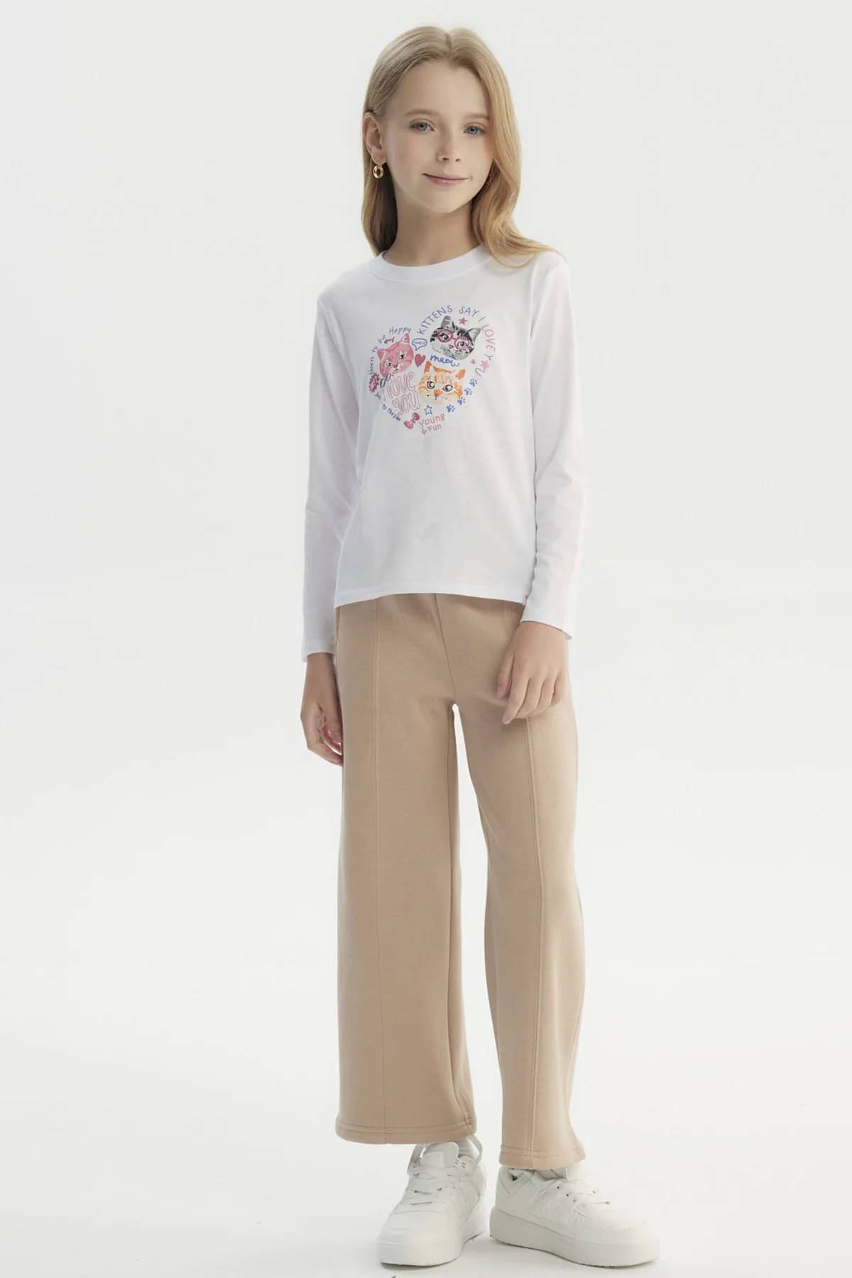 Polera Niña Básica Toddler Blanco - Image 4