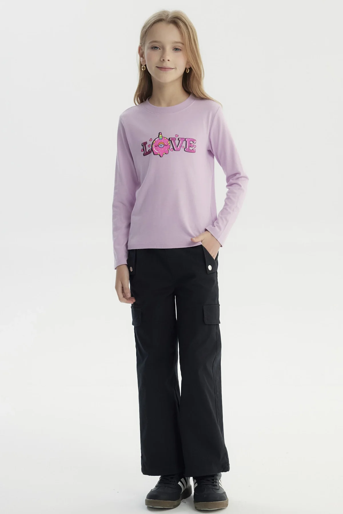 Polera Niña Básica Toddler Lila - Image 4