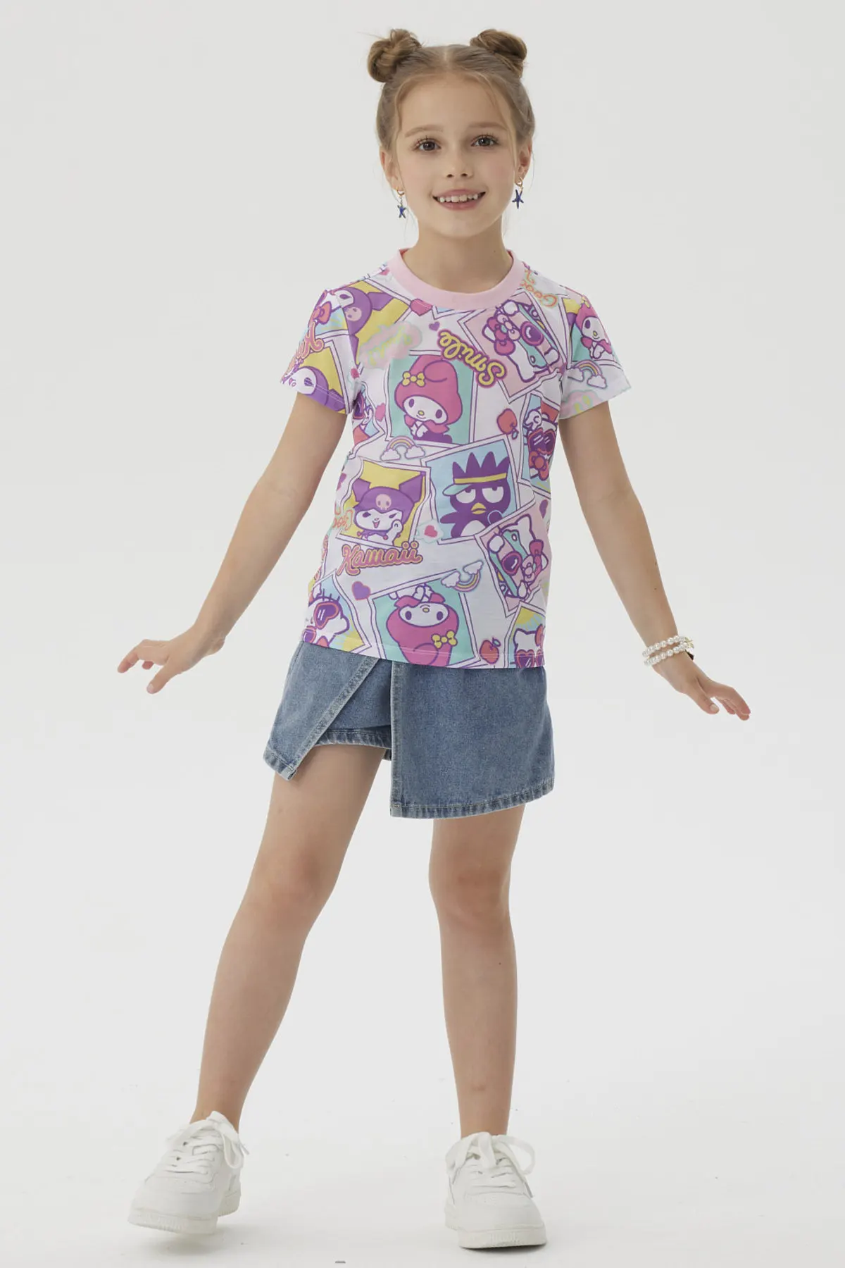 Polera Niña Bipack Hello Kitty Fucsia - Image 8