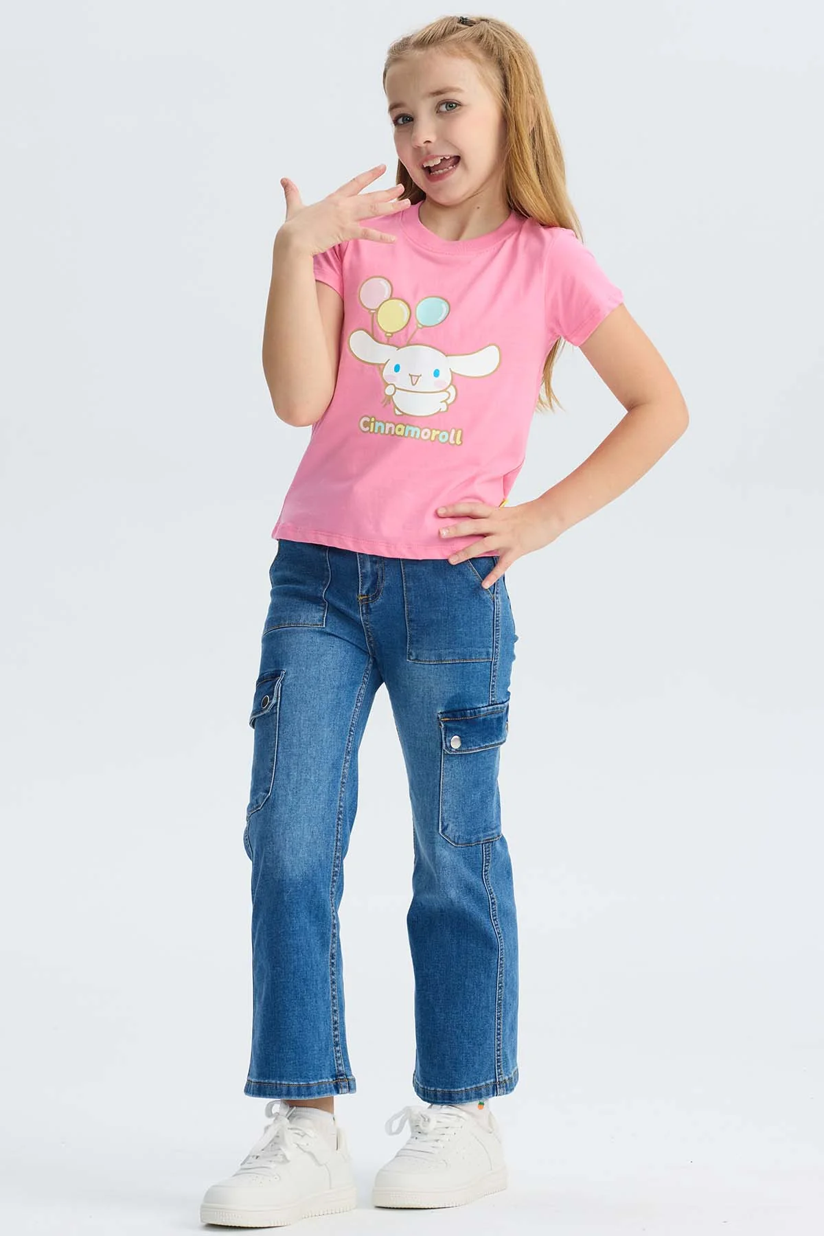 Polera Niña Cinnamorolls Rosado - Image 4