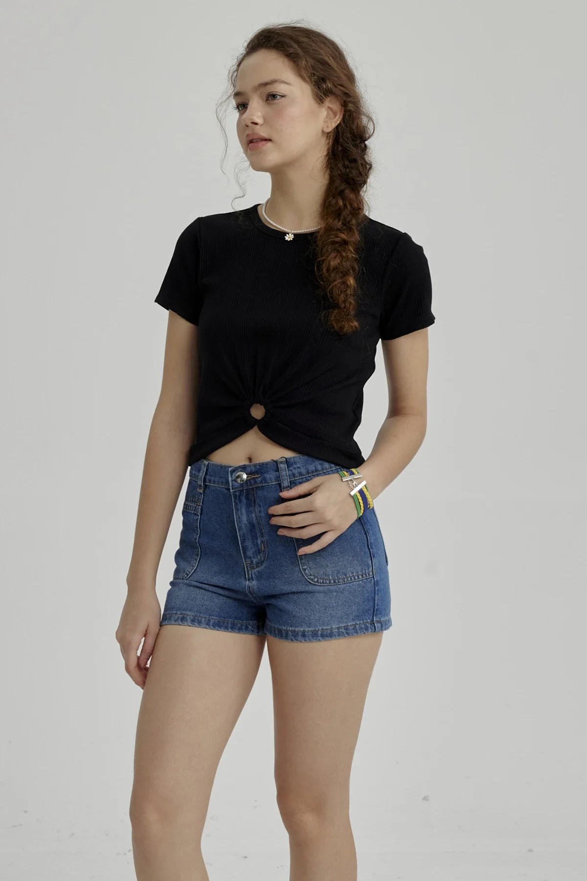 Polera Niña Con Argolla Negro - Image 2