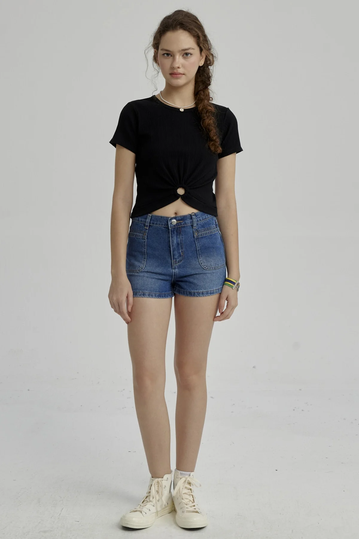 Polera Niña Con Argolla Negro - Image 4