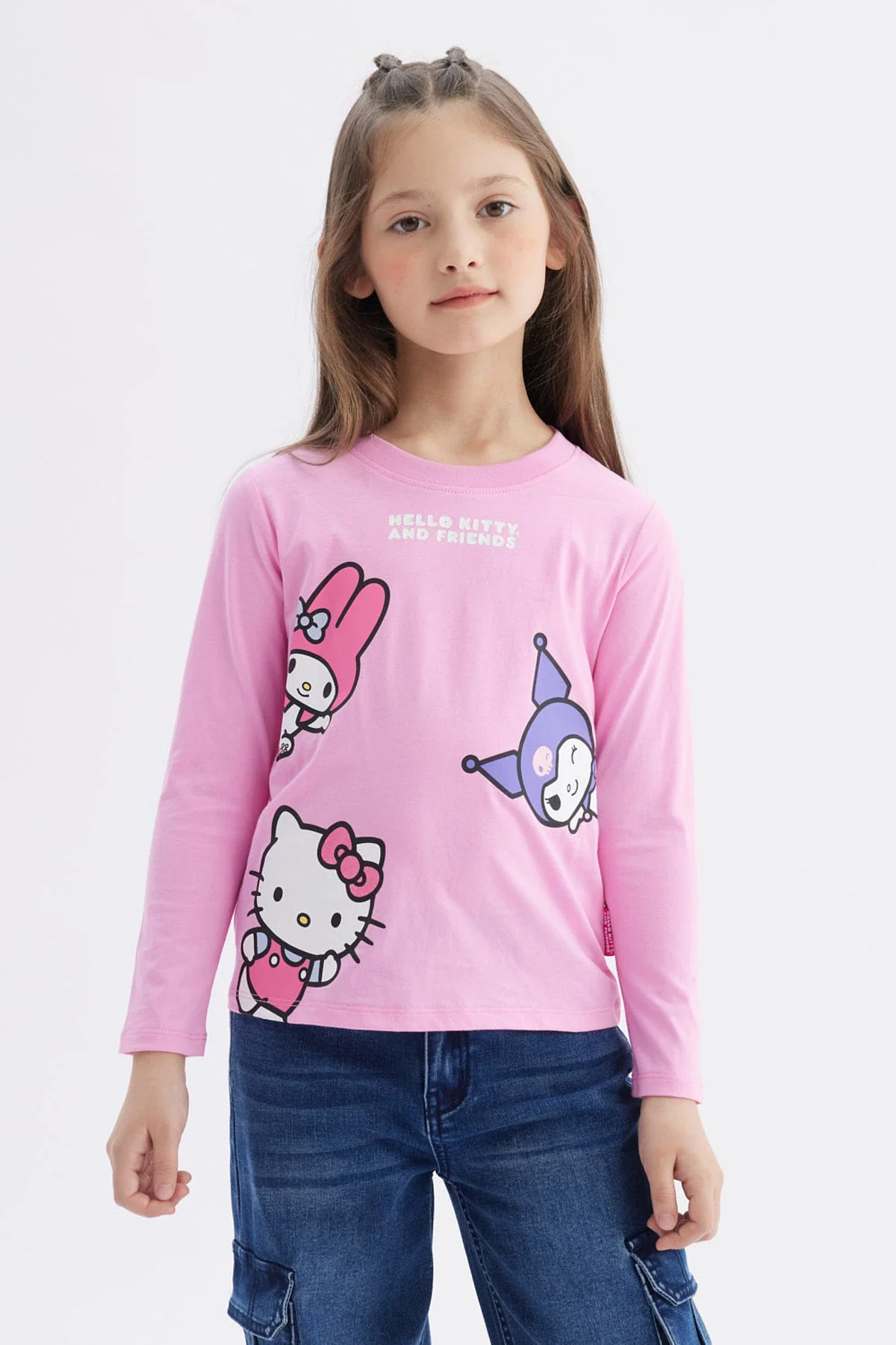 Polera Niña Hello Kitty Rosado