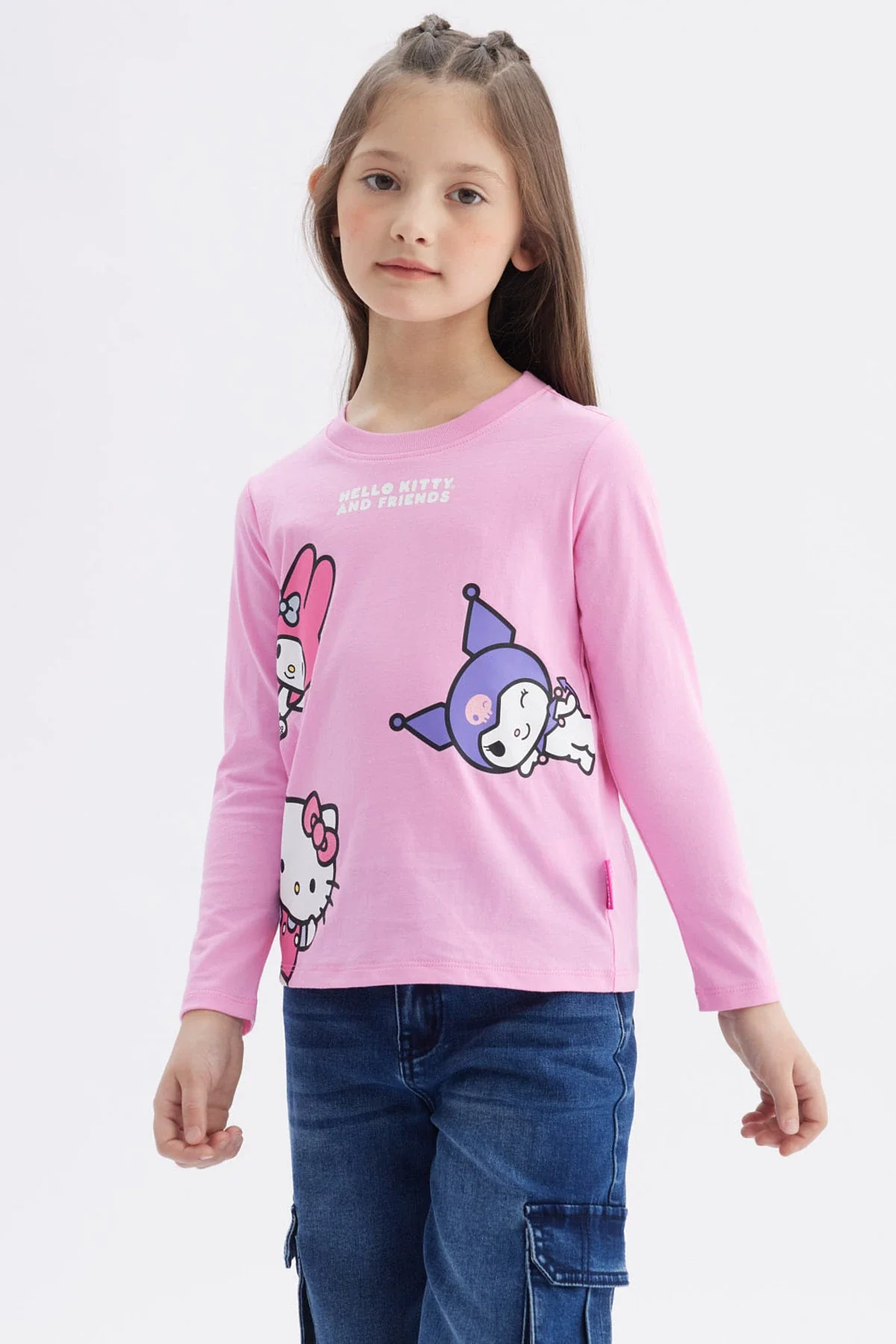 Polera Niña Hello Kitty Rosado - Image 2
