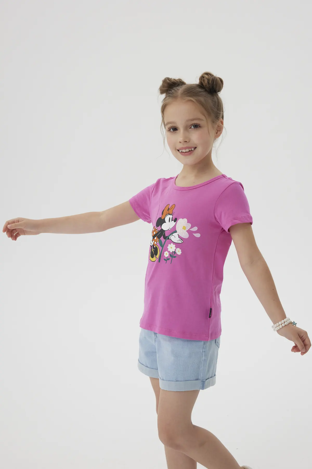 Polera Niña Mickey Y Sus Amigos Rosado - Image 4
