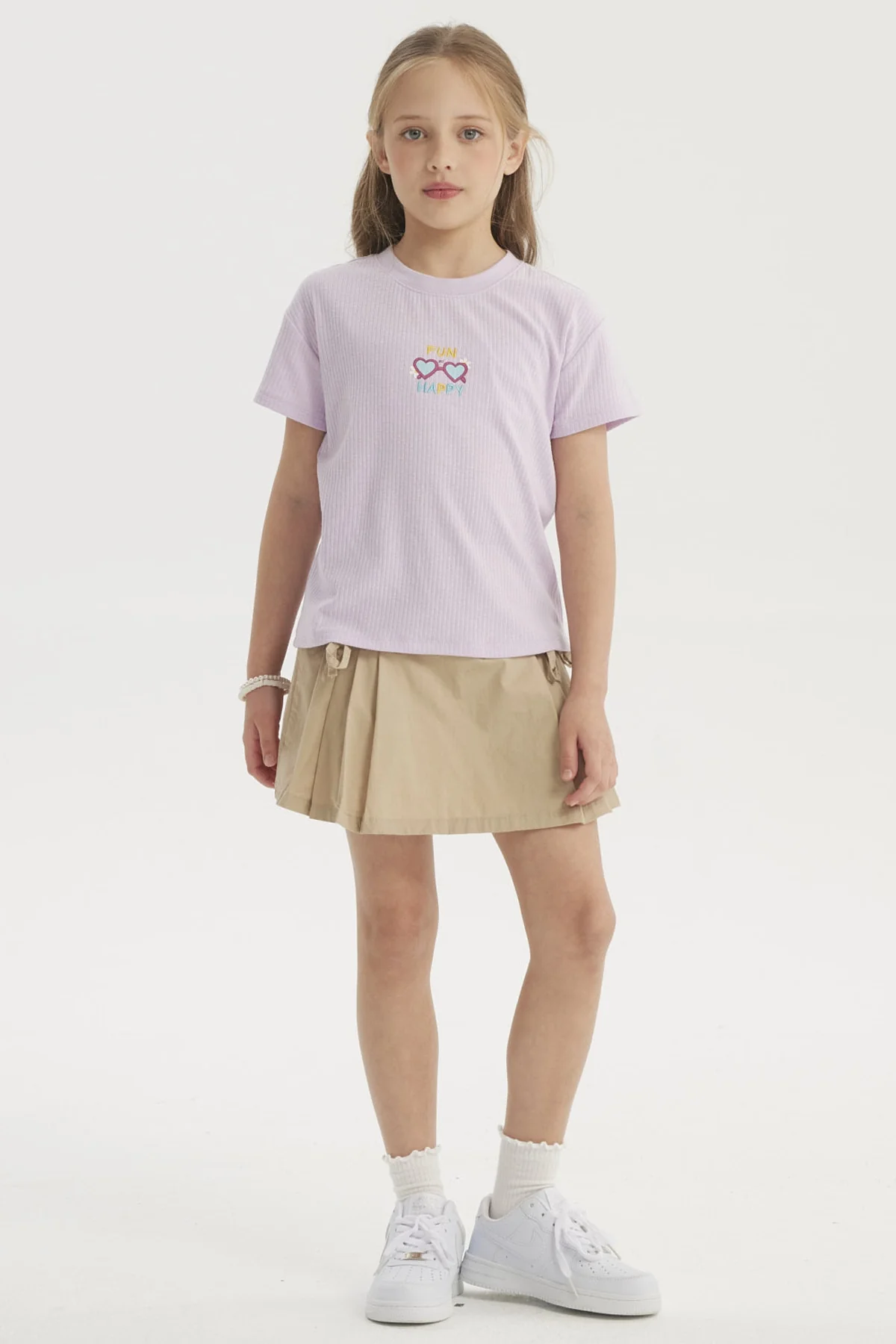 Polera Niña Mini Print Posicional Lila - Image 4