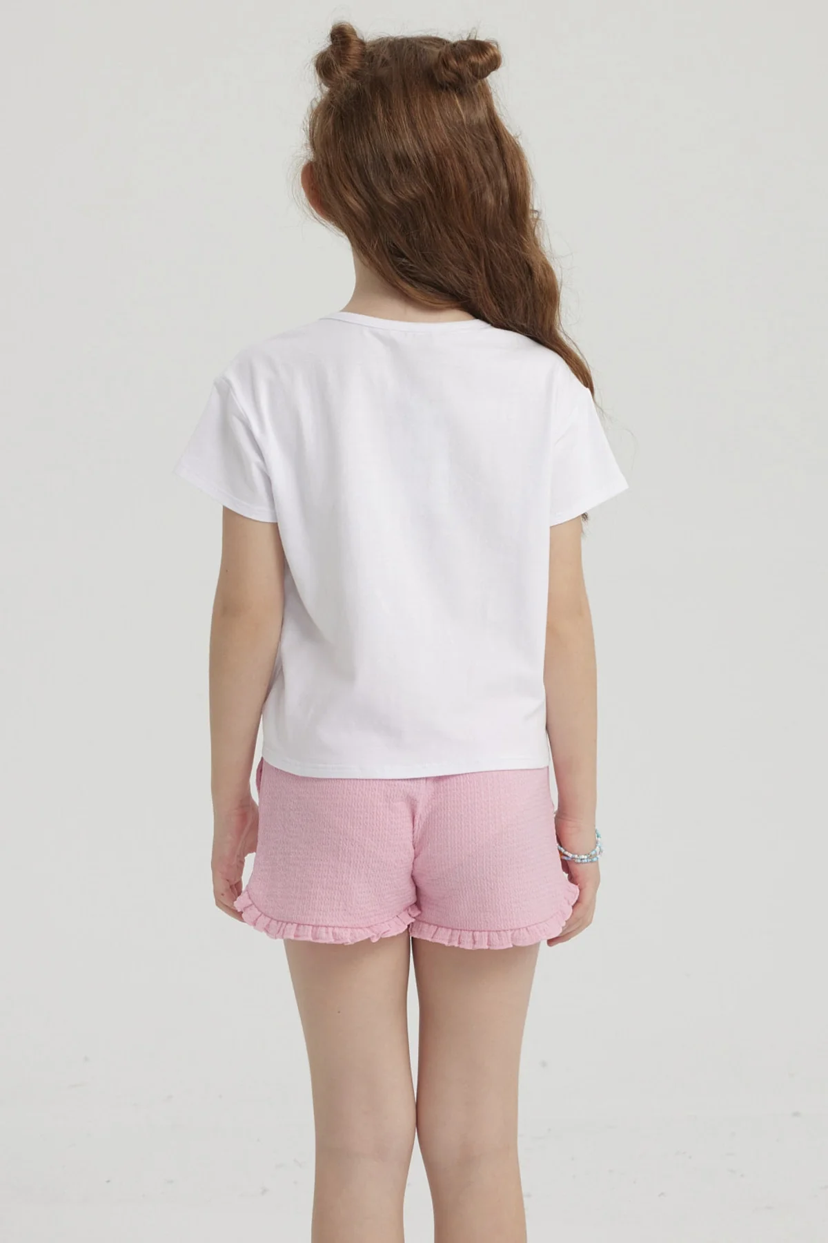 Polera Niña Nudo Blanco - Image 3