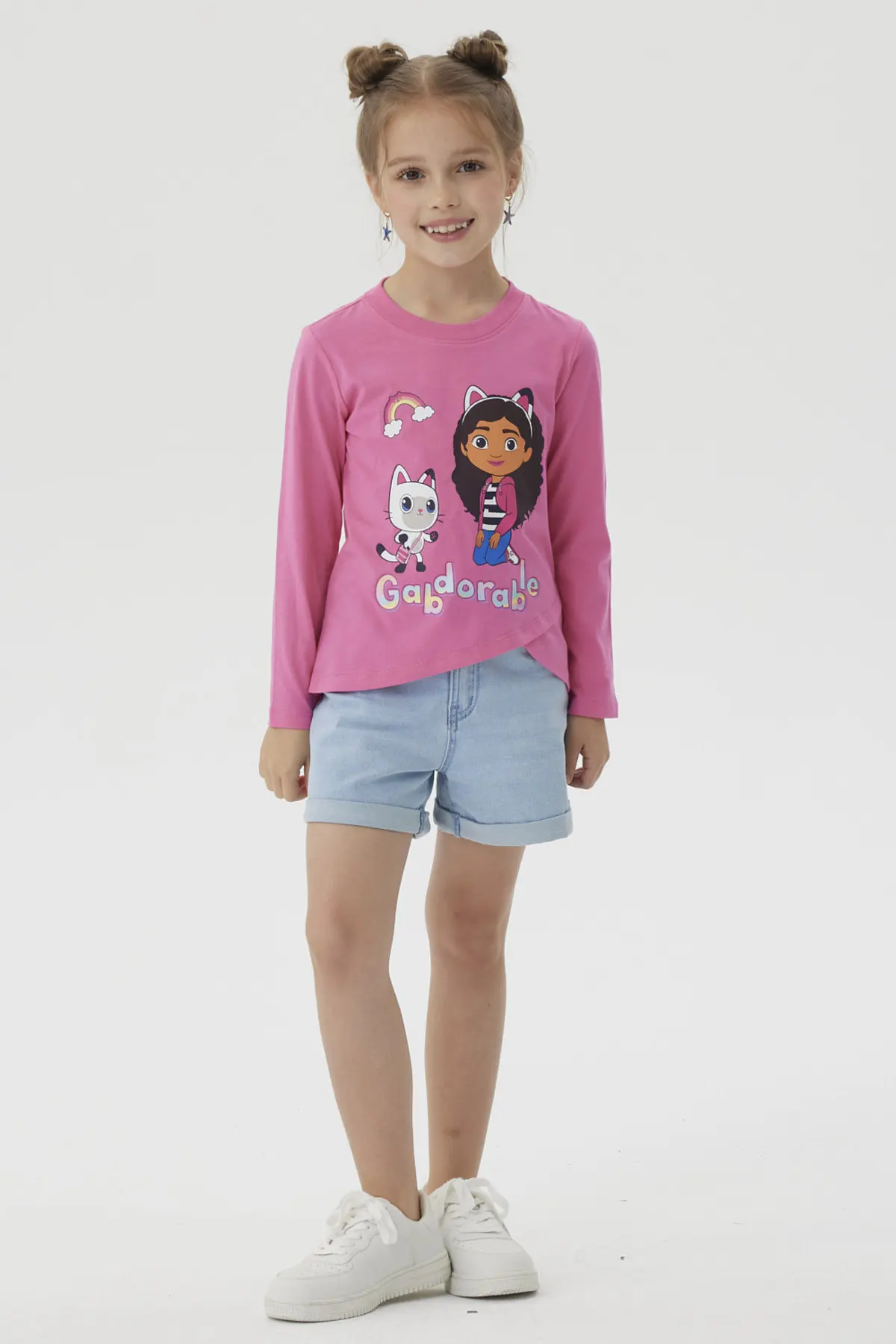 Polera Niña Pandy Paws Fucsia - Image 4
