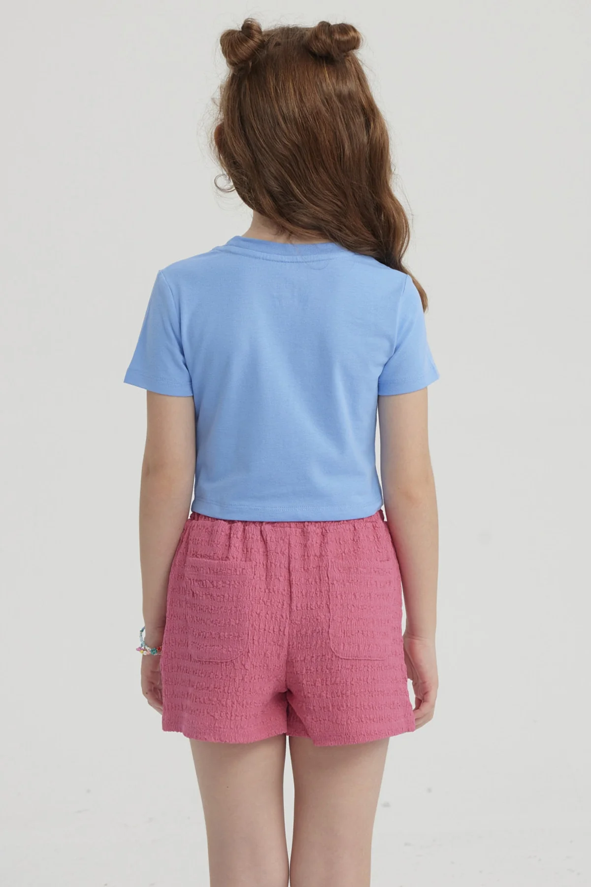 Polera Niña Print Basta Simétrica Azulino - Image 3
