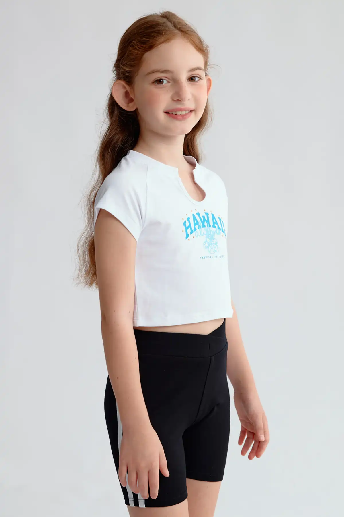 Polera Niña Print Blanco - Image 2
