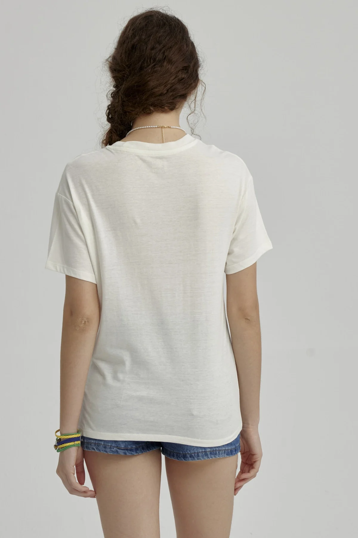 Polera Niña Print Posicional Crudo - Image 3