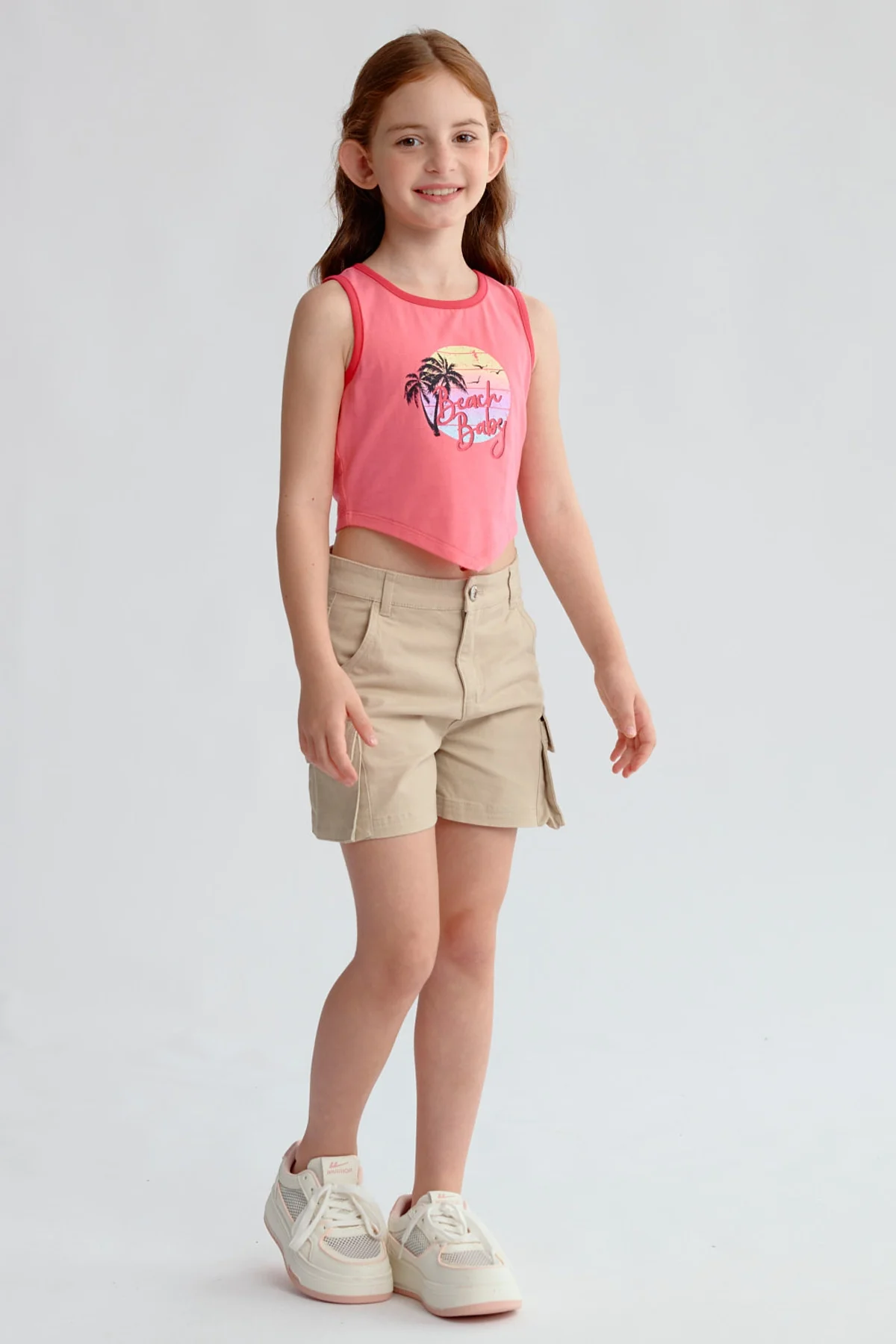 Polera Niña Print Posicional Fucsia - Image 4