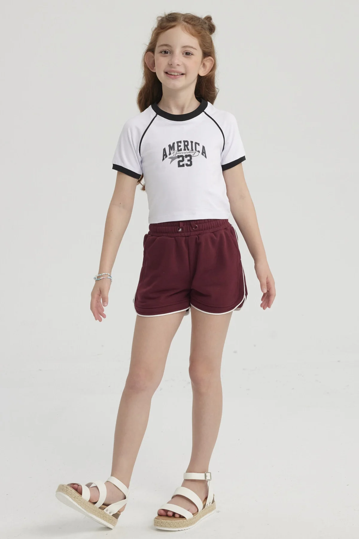 Polera Niña Rib Contraste Blanco - Image 4