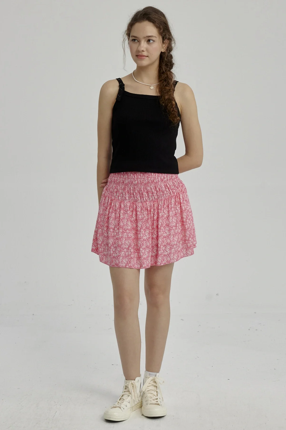 Polera Niña Rib Negro - Image 4