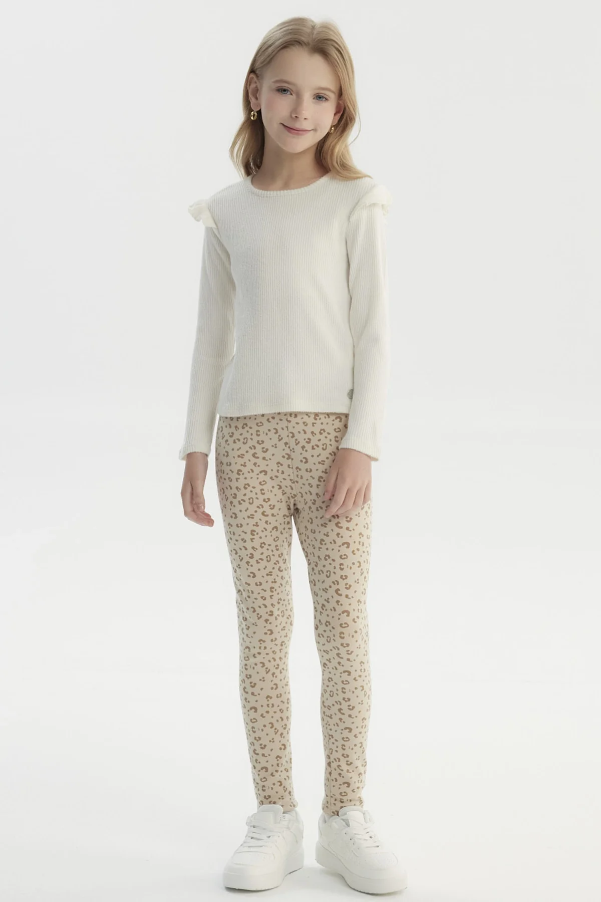 Polera Niña Slim Crudo - Image 4
