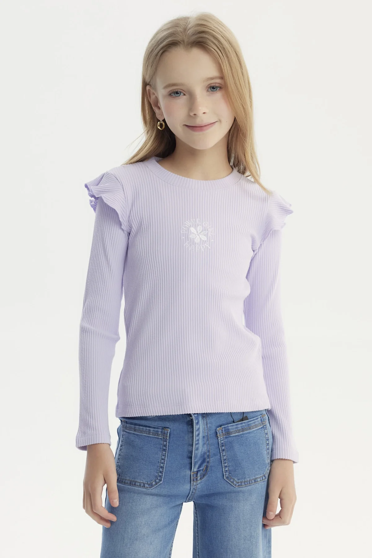 Polera Niña Slim Lila
