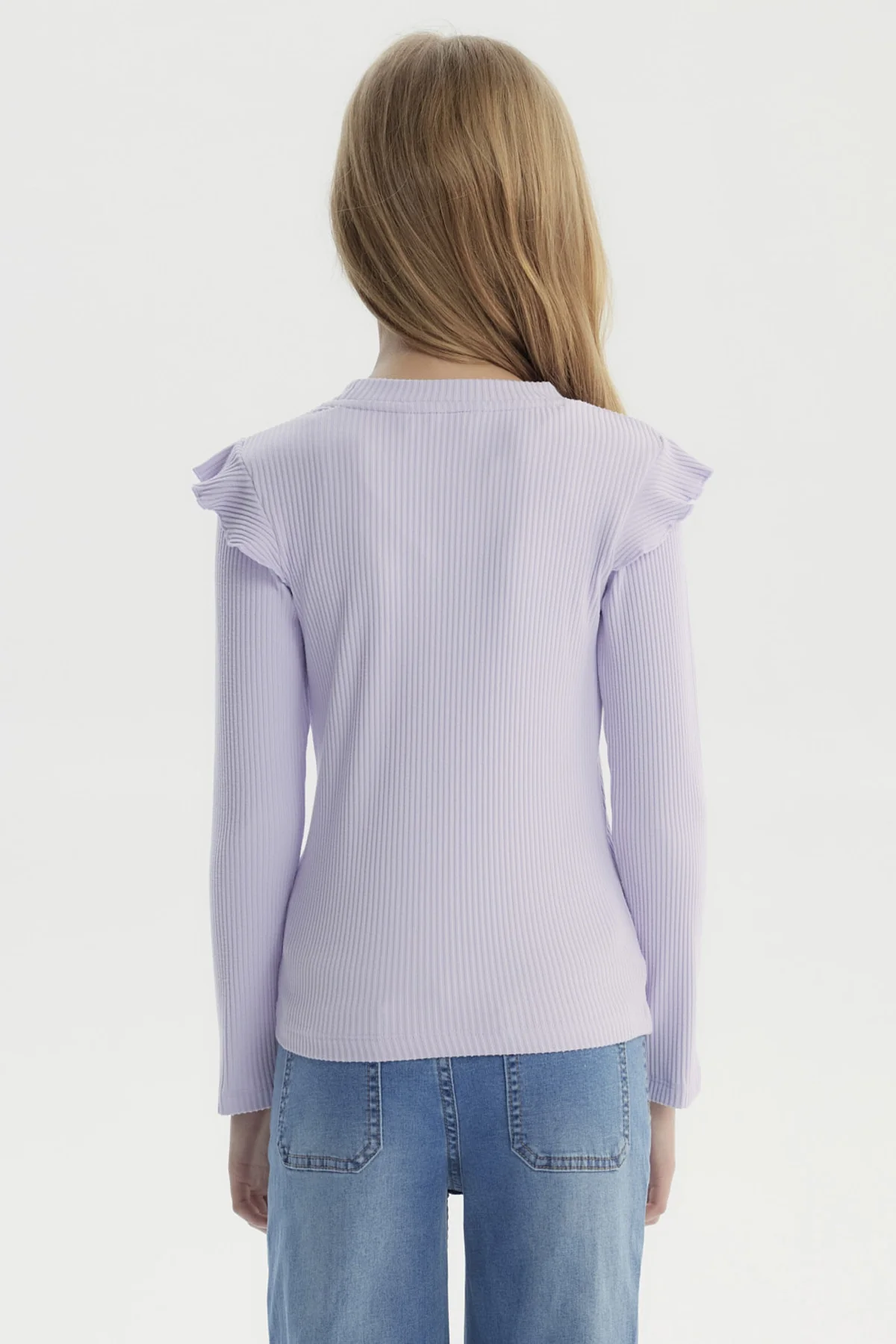 Polera Niña Slim Lila - Image 3