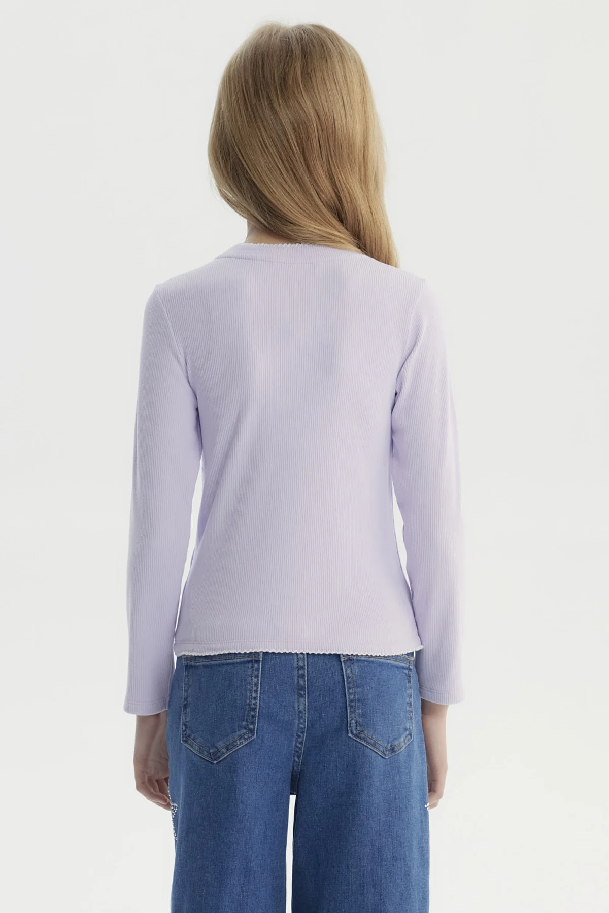 Polera Niña Slim Lila - Image 3