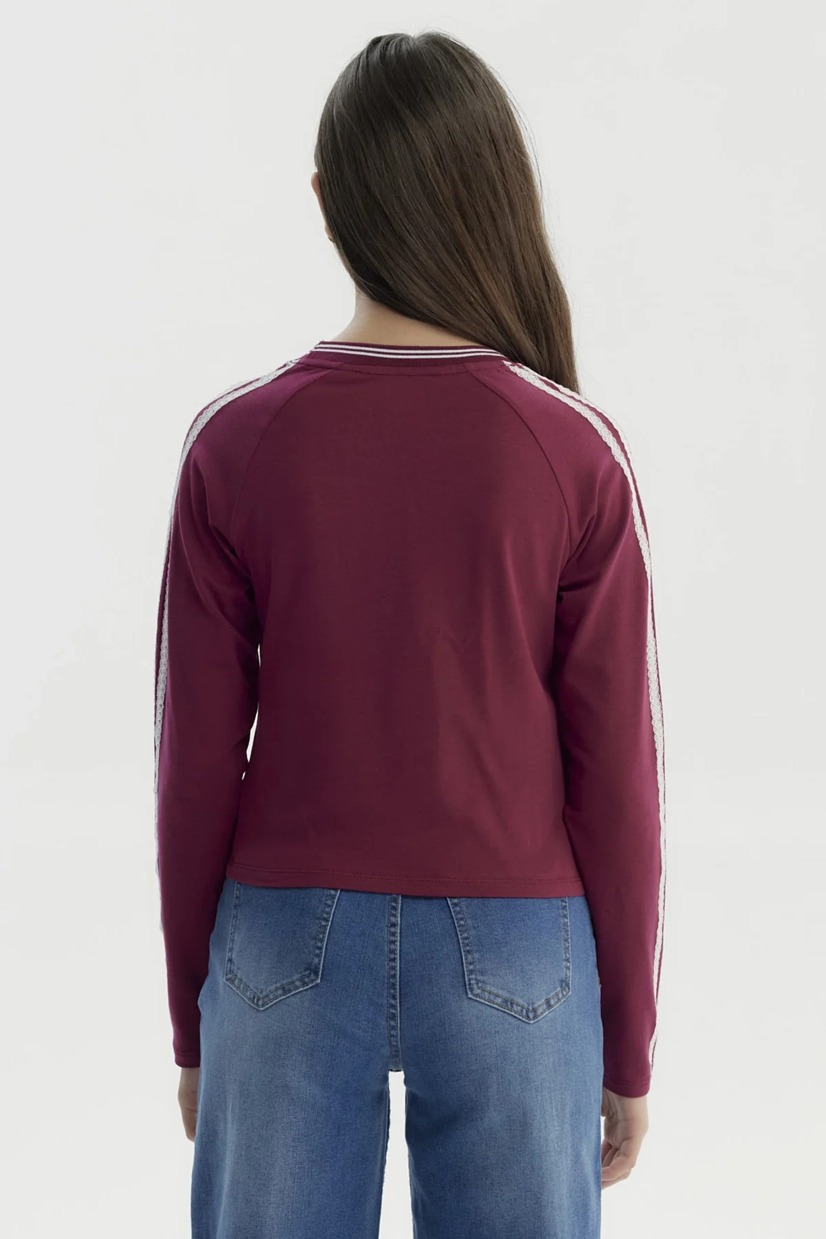 Polera Niña Slim Rojo - Image 3