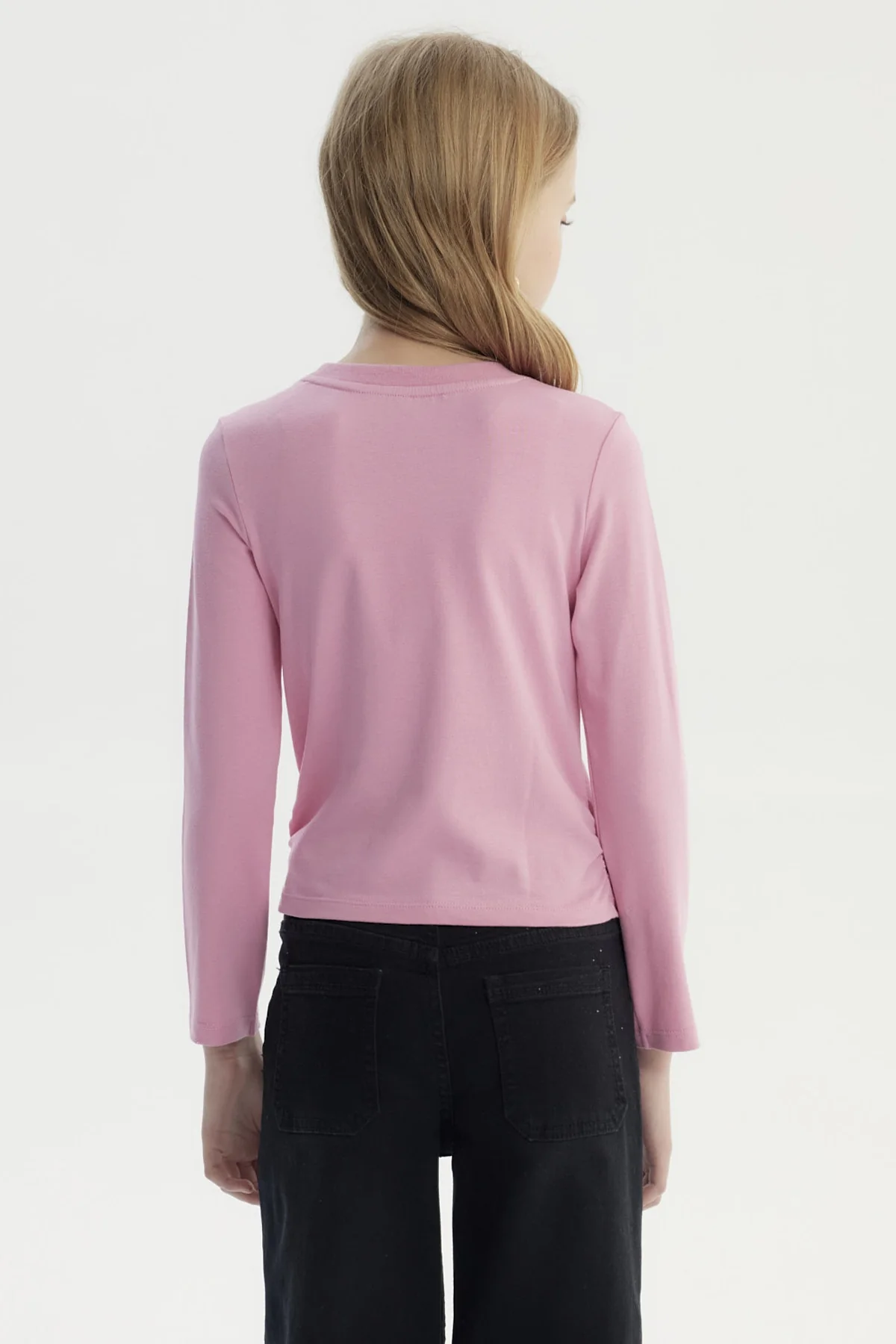 Polera Niña Slim Rosado - Image 3
